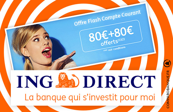 Les offres de bienvenue chez ING Direct