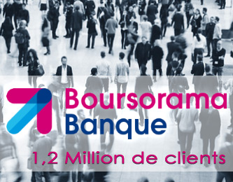 Boursorama Banque, 1,2 million de clients