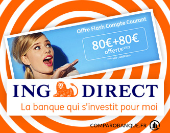 Les offres de bienvenue chez ING Direct